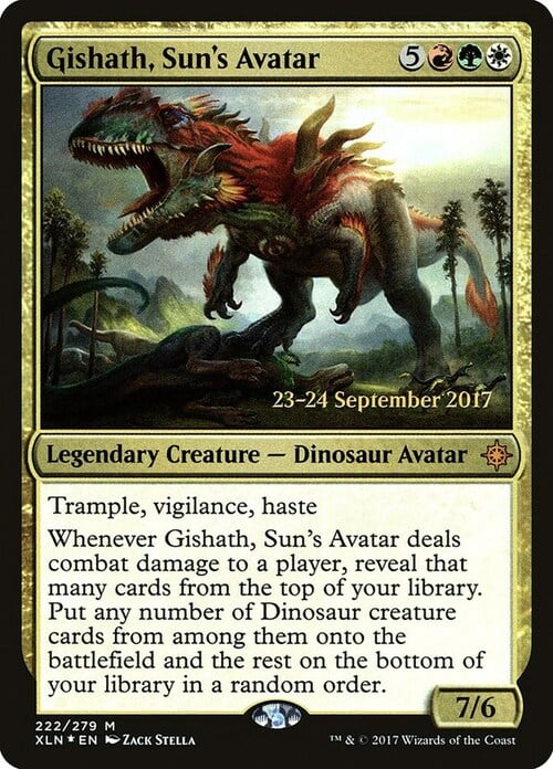 Gishath, Sun's Avatar Card Front