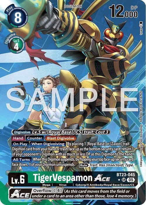 TigerVespamon ACE Card Front