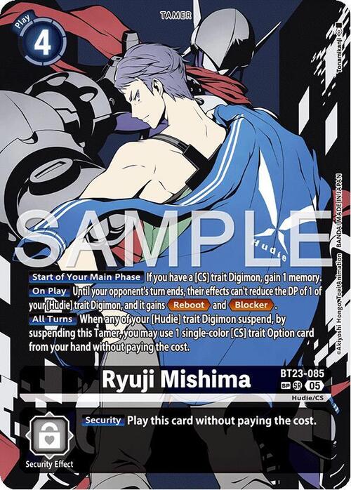 Ryuji Mishima Card Front