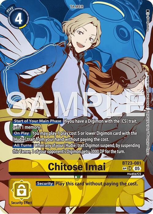 Chitose Imai Card Front