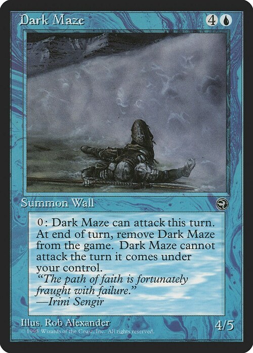 Dark Maze Card Front