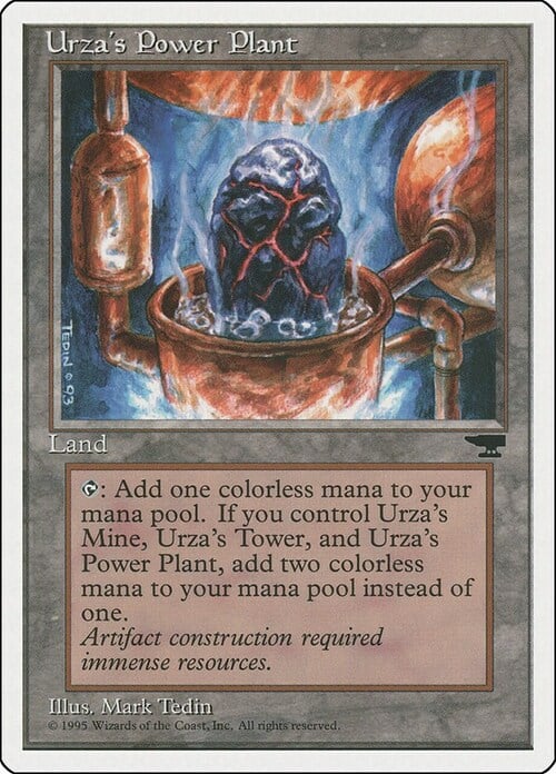 Urza's Power Plant Card Front