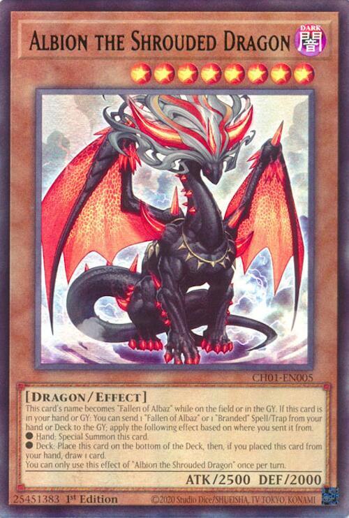 Albion the Shrouded Dragon Card Front