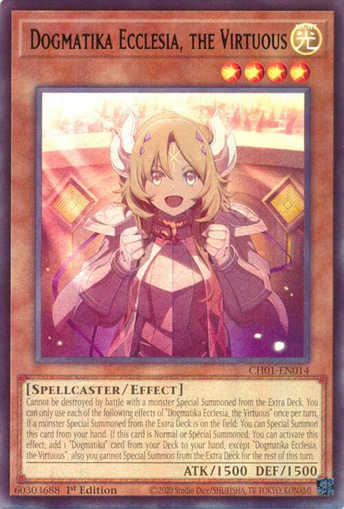 Dogmatika Ecclesia, the Virtuous Card Front