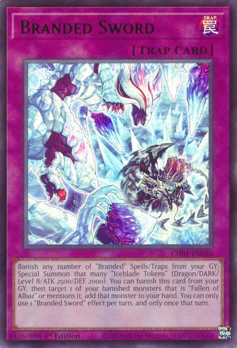 Branded Sword Card Front