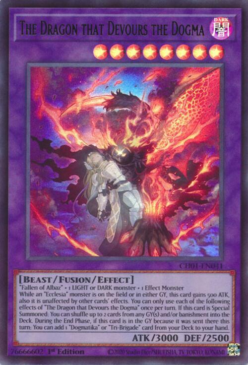 The Dragon that Devours the Dogma Card Front