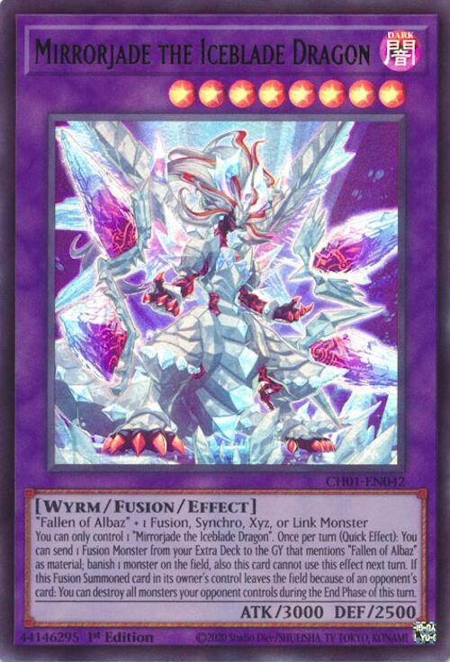 Mirrorjade the Iceblade Dragon Card Front