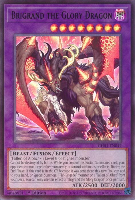 Brigrand the Glory Dragon Card Front
