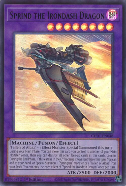Sprind the Irondash Dragon Card Front