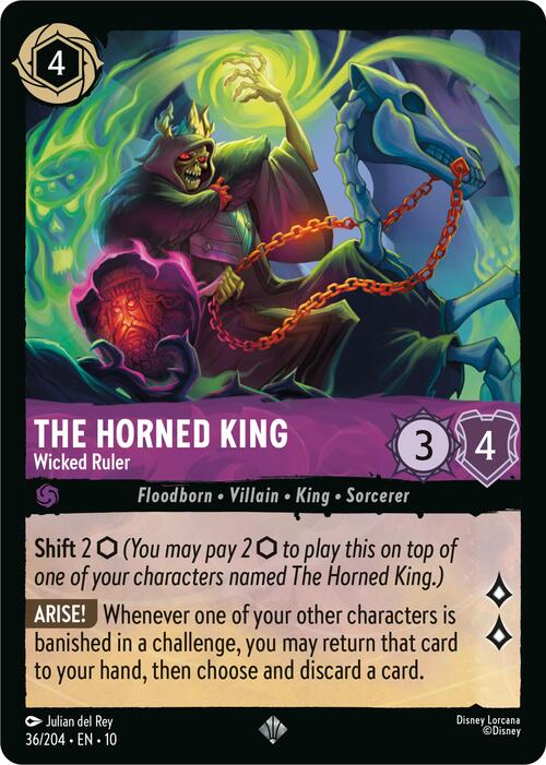 The Horned King - Wicked Ruler Card Front