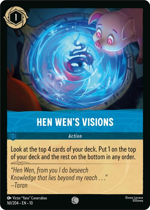 Hen Wens Visions Card Front