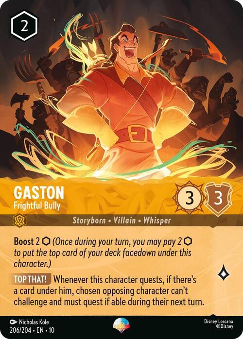 Gaston - Frightful Bully Card Front