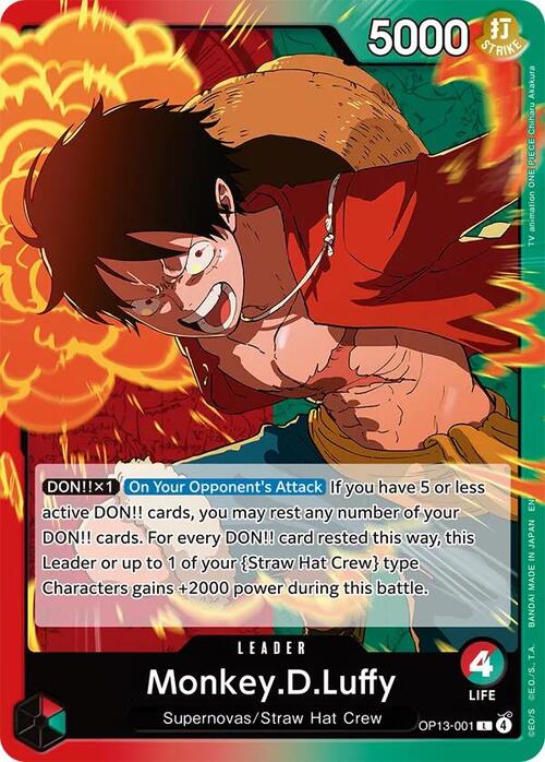 Monkey.D.Luffy Card Front