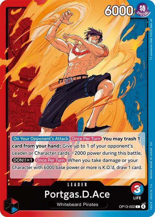 Portgas.D.Ace Card Front