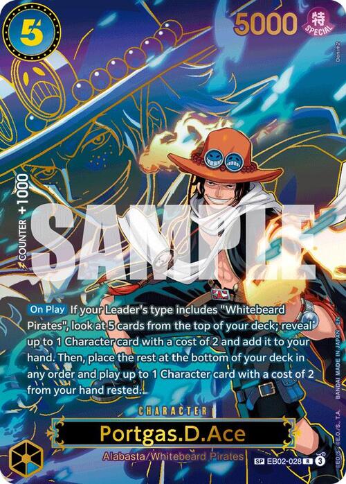 Portgas.D.Ace Card Front