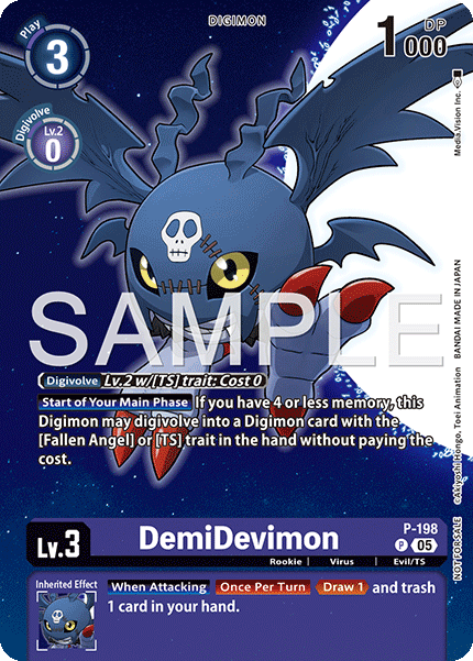 DemiDevimon Card Front
