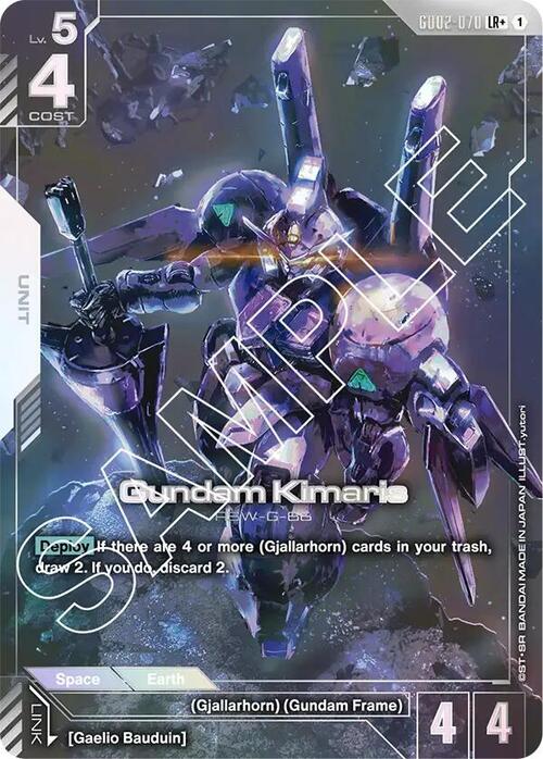 Gundam Kimaris Card Front