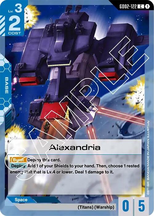 Alexandria Card Front