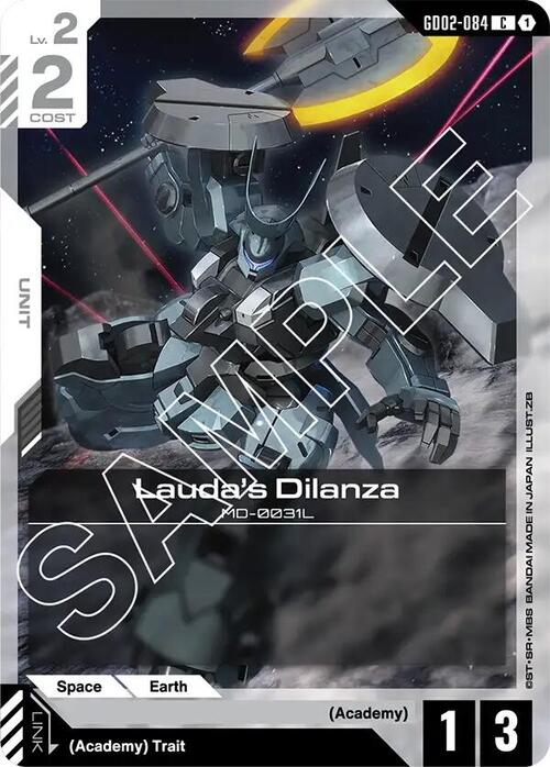 Lauda's Dilanza Card Front