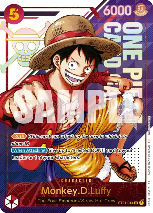 Monkey.D.Luffy Card Front