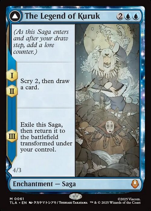 The Legend of Kuruk // Avatar Kuruk Card Front