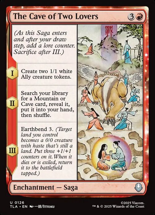 The Cave of Two Lovers Card Front