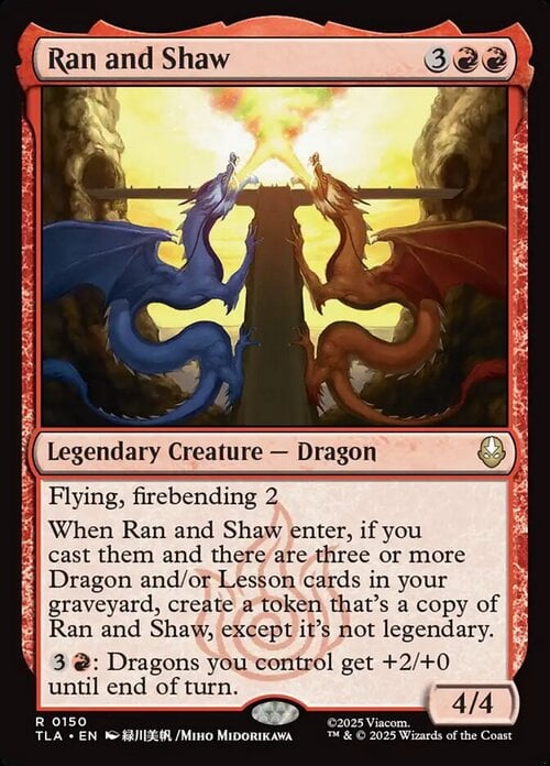 Ran and Shaw Card Front