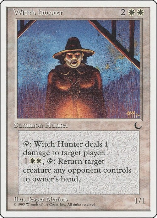 Witch Hunter Card Front