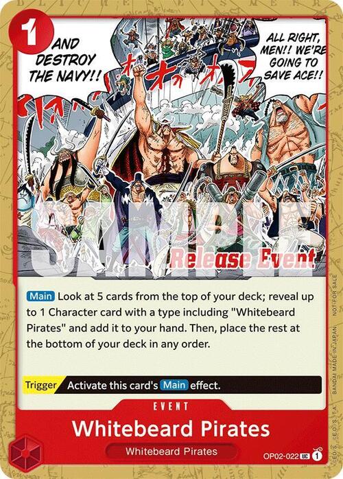 Whitebeard Pirates Card Front