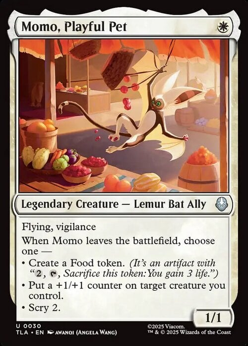 Momo, Playful Pet Card Front