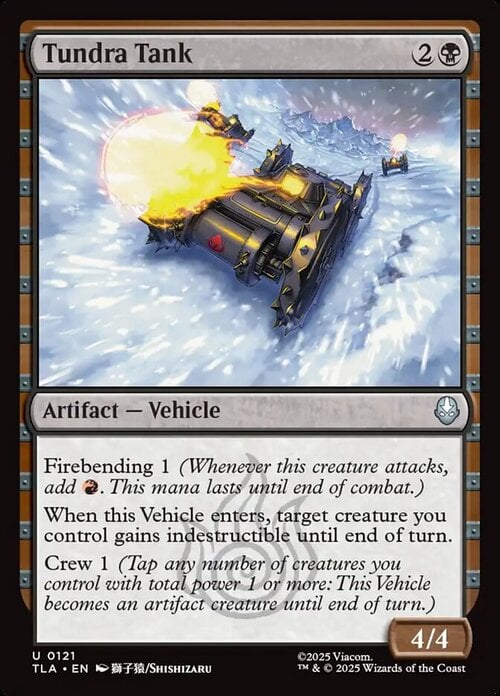 Tundra Tank Card Front