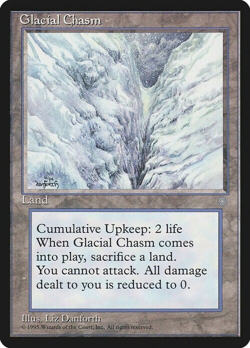 Glacial Chasm Card Front