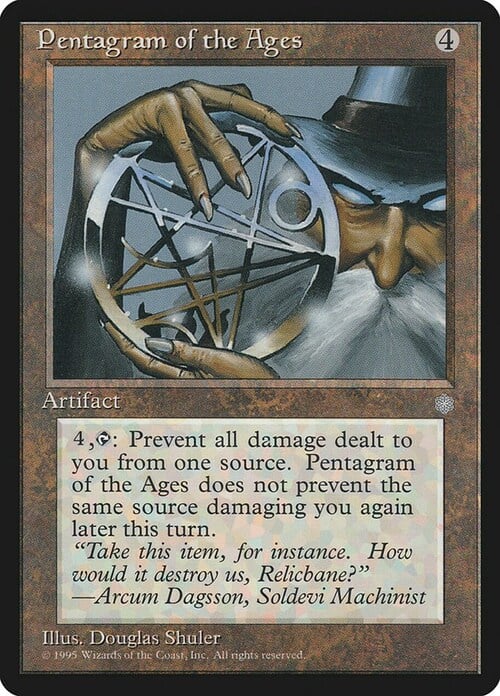 Pentagram of the Ages Card Front