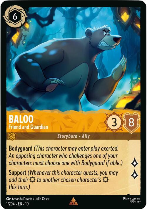 Baloo - Friend and Guardian Card Front