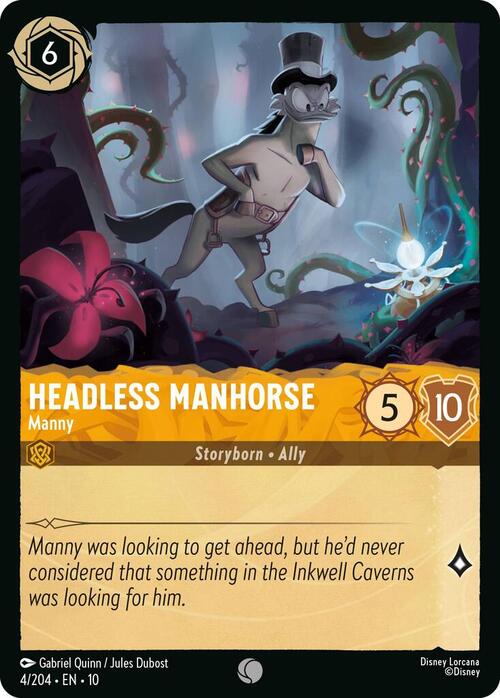 Headless Manhorse - Manny Card Front