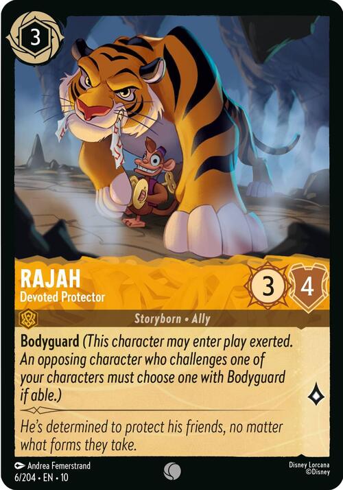 Rajah - Devoted Protector Card Front