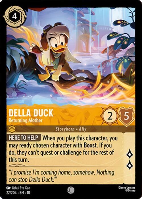 Della Duck - Returning Mother Card Front