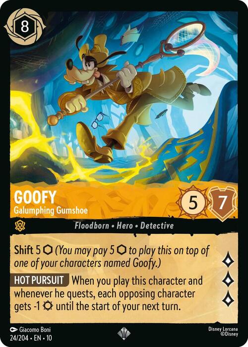 Goofy - Galumphing Gumshoe Card Front