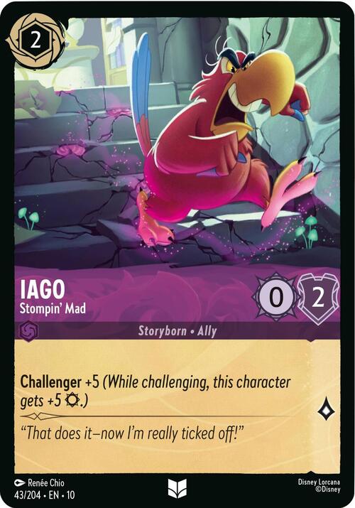 Iago - Stompin Mad Card Front