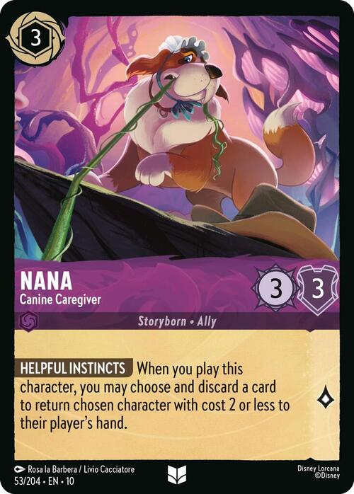 Nana - Canine Caregiver Card Front