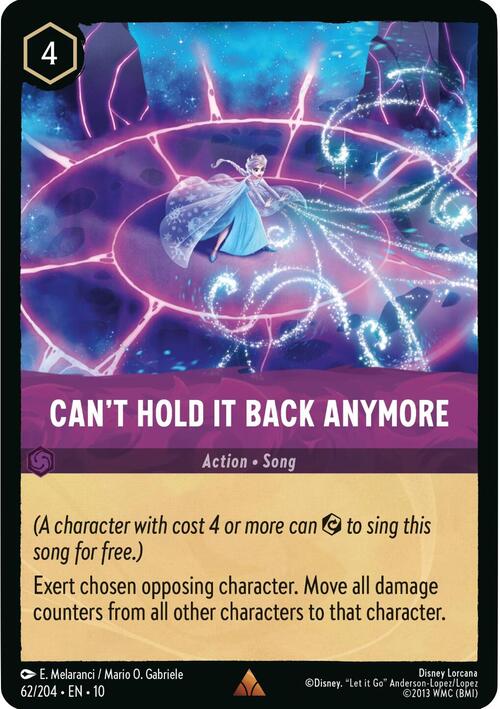 Cant Hold It Back Anymore Card Front