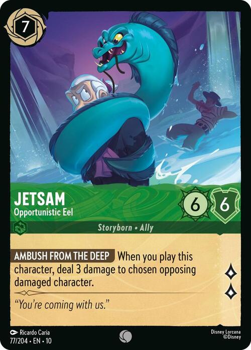 Jetsam - Opportunistic Eel Card Front