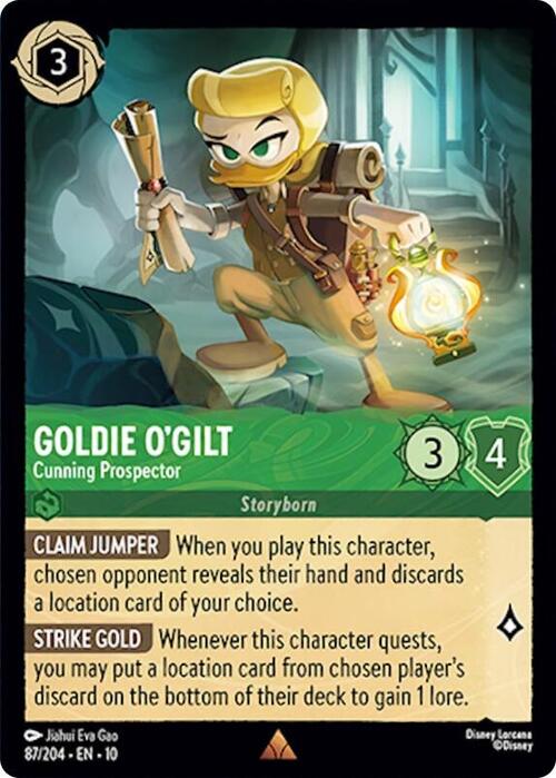 Goldie OGilt - Cunning Prospector Card Front