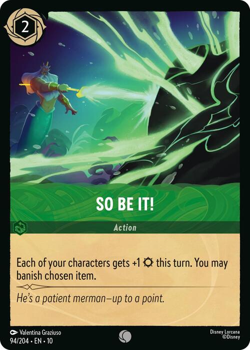 So Be It! Card Front