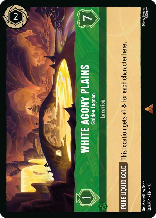 White Agony Plains - Golden Lagoon Card Front