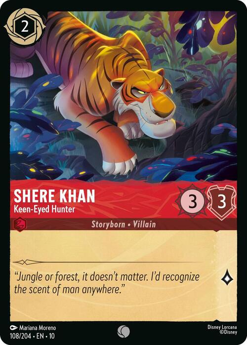 Shere Khan - Keen-Eyed Hunter Card Front