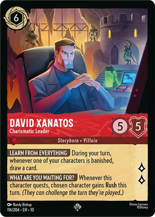 David Xanatos - Charismatic Leader Card Front