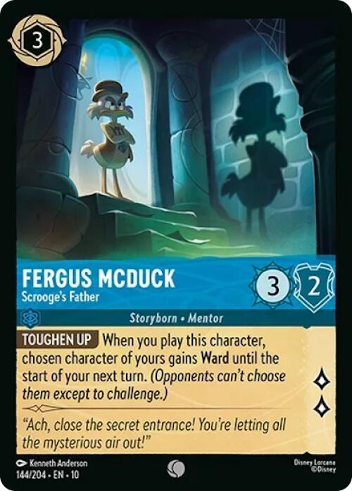 Fergus McDuck - Scrooges Father Card Front