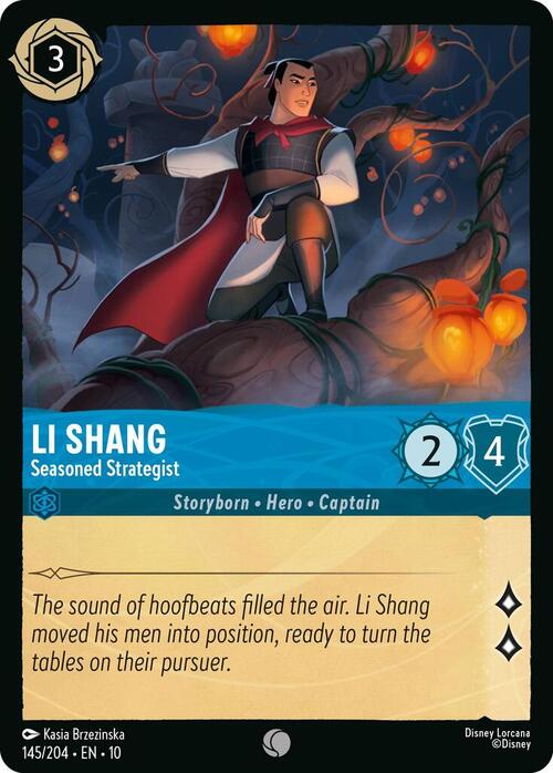 Li Shang - Seasoned Strategist Card Front