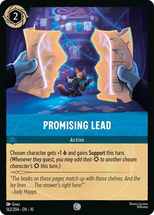 Promising Lead Card Front